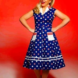 Peggy Carter Her Universe Captain America Dress 2x